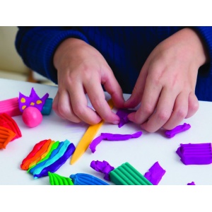 Plastilină Carioca Plasty Pastel 100 g 6 buc asortat - Img 3