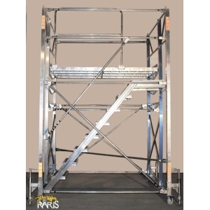 Platforma , mobila, compacta, inaltimea reglabila, din aluminiu, tip PMCIR - Img 4