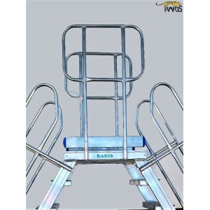 Platforma mobila RARIS, aluminiu, la 60°, Gmax = 200 kg, dubla - tip PN60D - Img 7