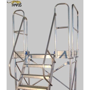 Platforma RARIS la 60°, mobila, rigidizata, baza otel, structura aluminiu, podina lata, tip PBF - Img 7