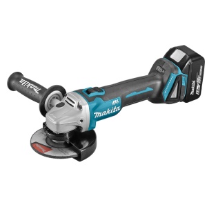 Polizor unghiular Makita LXT, 125 mm, livrat cu 2 acumulatori 18V 5.0Ah