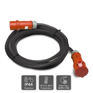 Prelungitor trifazat profesional cu inversor de faza, 25kW, 6m - Img 4