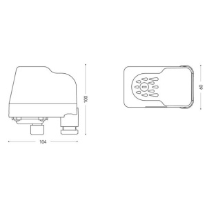 Presostat hidrofor cu semiolandez Italtecnica PM/5G, 1-5 bari - Img 5