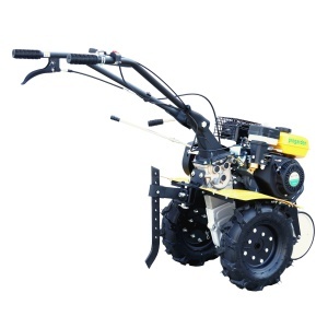 ProGARDEN Campo 703 motocultor 7CP, 2+1 trepte, roti 4.00-8, 2+1 freze, benzina, curele, transmisie aluminiu - Img 1