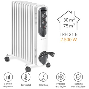 Radiator (calorifer) pe ulei TRH 21E, 2500W - Img 2