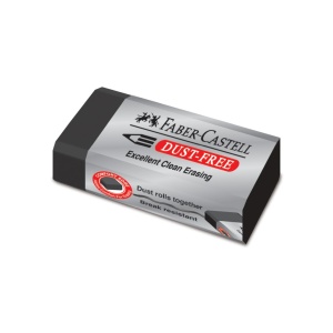 Radieră creion dust free neagră 24 Faber-Castell