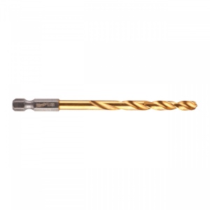 RED HEX - Burghie SHOCKWAVE™ HSS-Ground Titan pentru metal Milwaukee Ø 5.5x60x104 mm - blister 1 buc