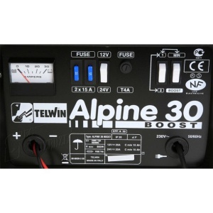 Redresor baterii Telwin ALPINE30BOOST, tensiune incarcare 12/24 V, capacitate baterii Pb/START/STOP 15-400 Ah, incarcare rapida - Img 3