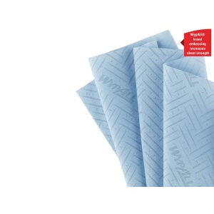 Rolă derulare centrală Kimberly-Clark WypAll, albastră, 38 x 18 cm, 430 porții/rolă, 6 role/set - Img 5