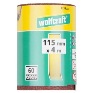 Rola slefuire Easy fix Wolfcraft 1739000, 4 m x 115 mm, granulatie 60, cu scai - Img 2