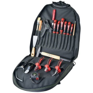 Rucsac cu scule electricieni HAUPA BackpackPro Basic plus 1000 V, 19 piese - Img 1