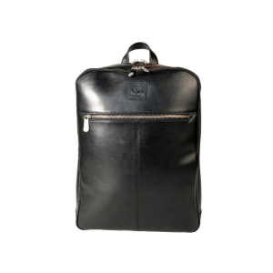 Rucsac din piele laptop 14" Exactive Exacompta 17637E, negru