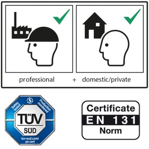 Scara Monto "Safety Plus Line" dubla cu trepte pe o parte, 4 trepte - Img 8