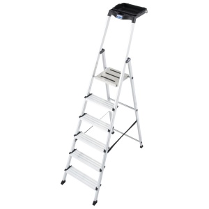 Scara Monto "Secury" cu MultiGrip System dubla cu trepte pe o parte, 6 trepte - Img 1