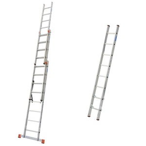 Scara multifunctionala cu functie de egalizare din aluminiu Monto "Tribilo", 3x8 trepte - Img 3