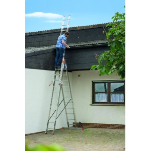 Scara multifunctionala din aluminiu Monto "Tribilo", 3x12 trepte - Img 5