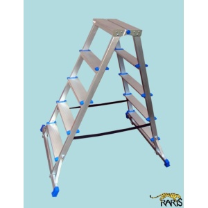 Scara platforma aluminiu RARIS dubla cu stabilizare tip 2AB - Img 2
