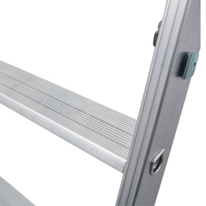 Scara Stabilo dubla 2x12 trepte, cu roti - Img 5