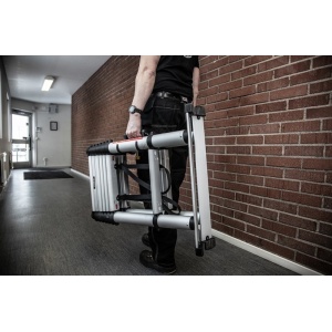 Scara telescopica multifunctionala, Telesteps, 3.0m, 9 trepte 80mm, tip Combi-Line 3.0 - Img 4