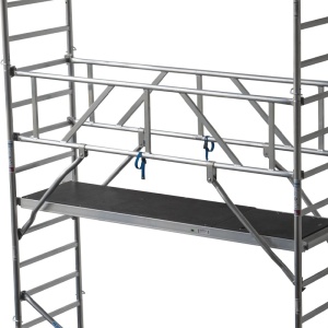 Schela mobila Stabilo S10 0,75 x 2m, aluminiu, inaltime lucru 7,4m - Img 7