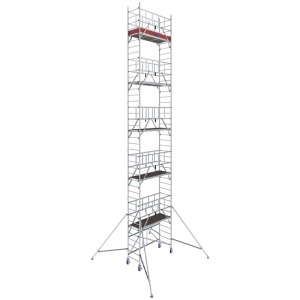 Schela Protec XS1000, 0,6 x 2m, aluminiu, inaltime lucru 11,7m - Img 1