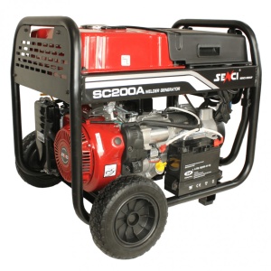 SENCI, Generator SC-200A, Putere max. 5.5 kw, 230V, AVR, motor benzina, curent sudura 50 - 200 A - Img 3