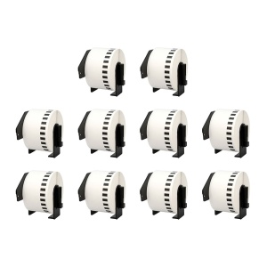 Set 10 Etichete late modul continuu compatibile DK-22223 50 mm x 30.48m Brother DK-22223 DK22223