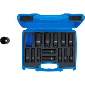 Set 14 chei de impact "GEARLOCK" 10-32 mm, antrenare 1/2" - Img 2