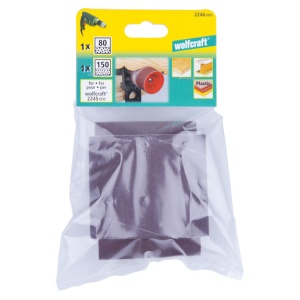 Set 2 benzi slefuire Wolfcraft 2246000, Gr. 80, 150, D 75x80 mm - Img 2