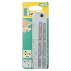 Set 2 panze pentru fierastrau pendular Wolfcraft 3537000, prindere in U, pentru lemn, adancime taiere 65 mm - Img 2