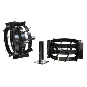 Set 2 roti metalice ProGARDEN 400x8 cu manicot 32mm - Img 1