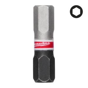 Set 3 biti de impact Milwaukee Shockwave Impact Duty™, Hex6mmx25mm