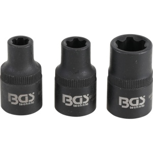 Set 3 chei tubulare dantura multipla (pentru Ribe) M6S, M8S, M12S - Img 1