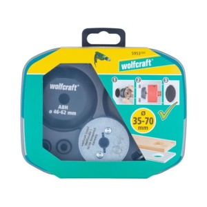 Set 3 ghidaj carote pentru largire gauri Wolfcraft 5953000, Ø 35 - 70 mm - Img 4