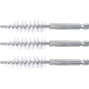 Set 3 perii rotative Ø15mm, fir nylon