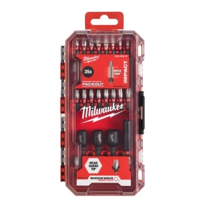 Set 35 piese Milwaukee biti si tubulare Shockwave - Img 2