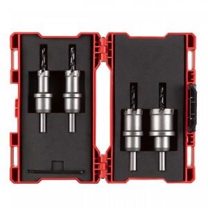Set 4 buc carote MILWAUKEE TCT [ 4 x carote TCT: ⌀16, 20, 25, 32 mm. cheie imbus ⅛″ ] - Img 2