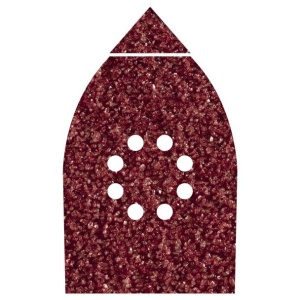 Set 6 foi abrazive autoadezive Wolfcraft 1791000, Gr. 60, perforate, 107x142 mm cu scai - Img 1