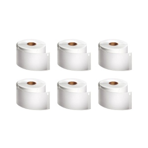 Set 6 x Etichete originale ecusoane nume DYMO LabelWriter 89 x 41 mm albe DYMO LW 11356 S0722560 - Img 1