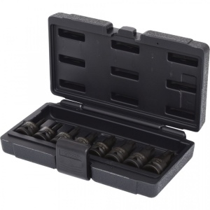 Set 8 mpiese capete impact profil torx, KS TOOLS, 1/2", T30-T80 - Img 1