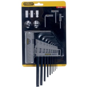 Set 9 chei imbus ''L'' cu maner Stanley 0-89-904, 1.5-10 mm - Img 2