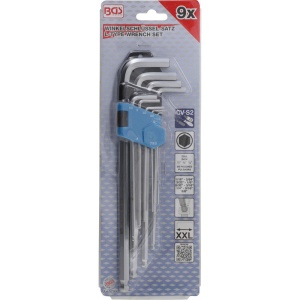 Set 9 chei imbus tip "L" cu cap sferic, 1/16" - 3/8" - Img 3