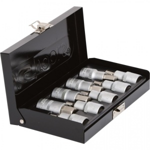 Set capete de clichet hexagonale, KS TOOLS, actionare 1/2", 9 piese, 4-17 MM - Img 4