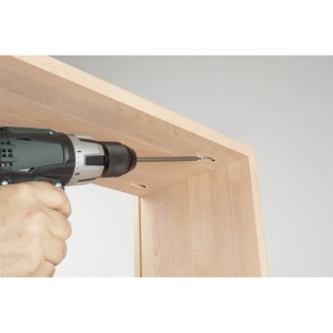 Set complet pentru conexiuni invizibile cu suruburi, tip Jig PZ, cu bit surubelnita Torx TX 20 Wolfcraft 4642100 pentru colturi ascunse T si conexiuni la suprafata - Img 4
