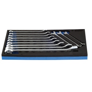 Set de 12 chei combinate Unior varianta lunga in modul SOS 8-24 mm