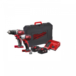 Set scule cu acumulatori Milwaukee M18 BPP2D-402C