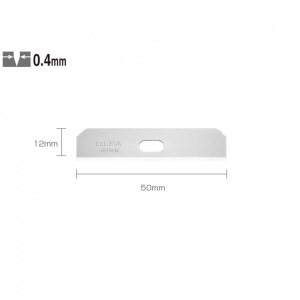 Set SKB-7/10B - lame japoneze pentru SK-7, 10 bucati, Olfa - Img 1