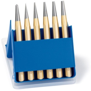 Set standard de perforatoare Rennsteig în cutie de plastic, 6 piese