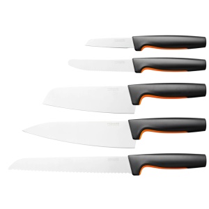 Set suport cu 5 cutite, Fiskars, FunctionalForm, lame inoxidabile - Img 5