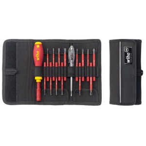 Set surubelnita si biti izolati la 1000V, WIHA slimVario, 17 piese - Img 2
